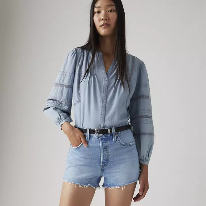 501® Original Fit High Rise Women's Shorts - Medium Wash | Levi's® US | Levi's US