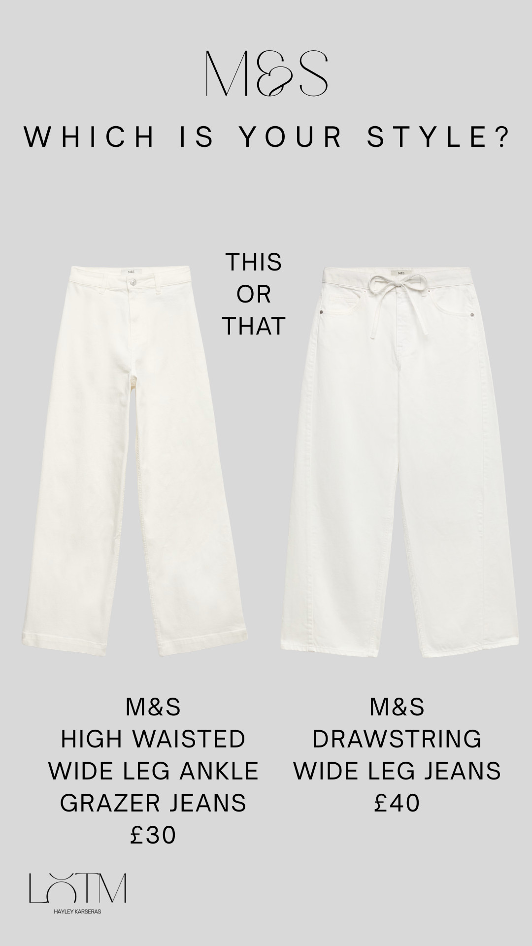 Everybody needs a pair of white jeans. Here are some of my favourites from M&S! 

 #LTKuk #LTKjeans #LTKstyletip