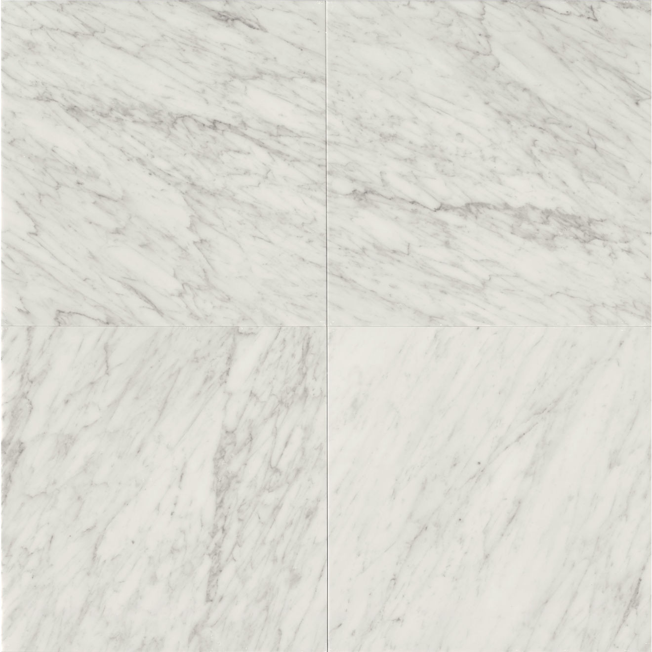 White Carrara 24" x 24" Floor & Wall Tile | Bedrosians Tile & Stone