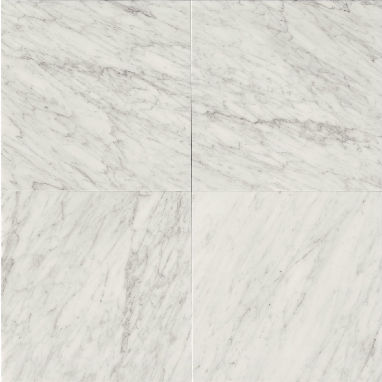 White Carrara 24" x 24" Floor & Wall Tile | Bedrosians Tile & Stone