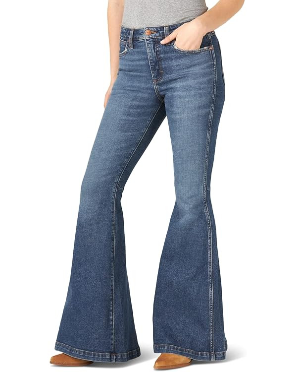 Wrangler Women's Retro High Rise Flare | Amazon (US)