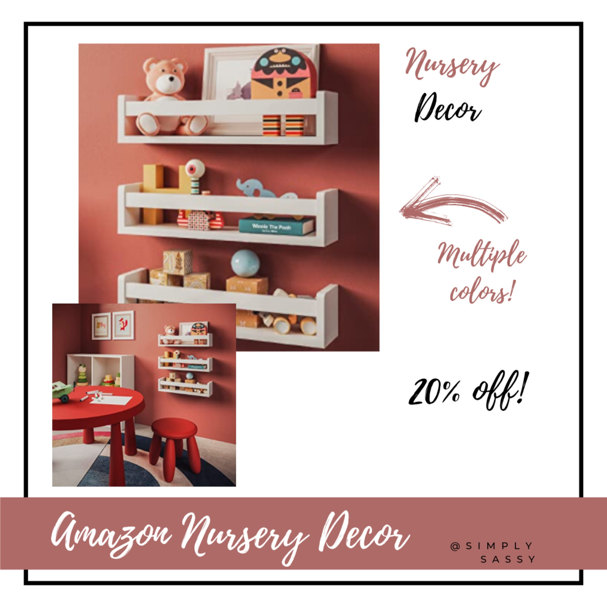 Nursery shelving #bookshelf #nurserydecor #nursery #boho #minimalist #baby #laurabeverlin #alexaanglin

#LTKhome #LTKunder50 #LTKbaby
