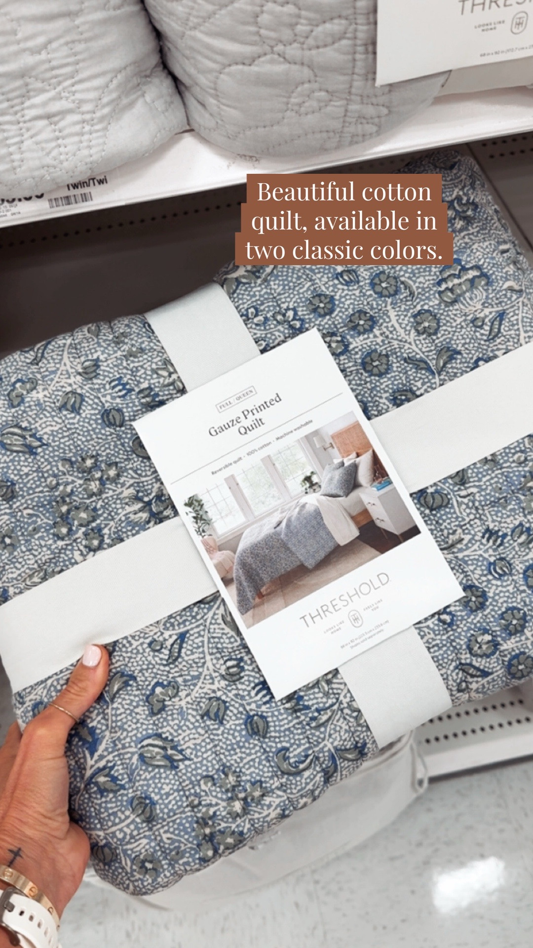 I always love the prints target has in stock for bedding and home decor! A great quilt

@Target @TargetStyle #Target #TargetPartner

#LTKdayinmylife #LTKSeasonal #LTKSaleAlert