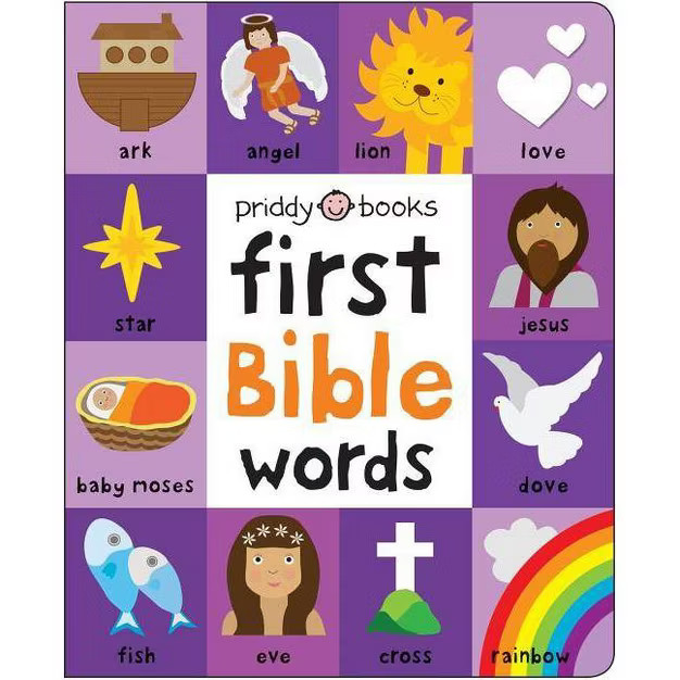 First 100 Bible Words Padded - by  Roger Priddy (Board Book) | Target