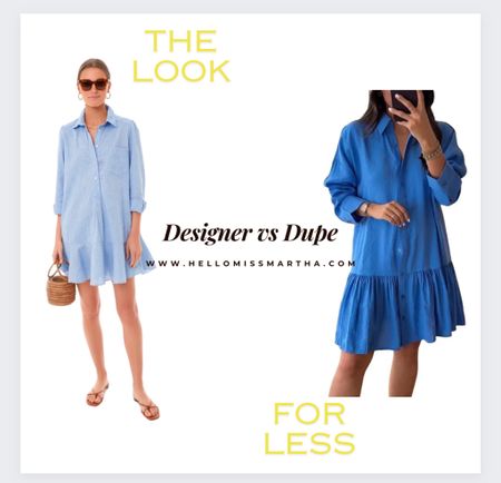 I’ve been wanting a dress like this for a while but love having a look for less option to try!  Amazon vs Tuckernuck 
#lookforless #dupe #chambray #summerdresses #springdress

#LTKmidsize #LTKstyletip #LTKSeasonal