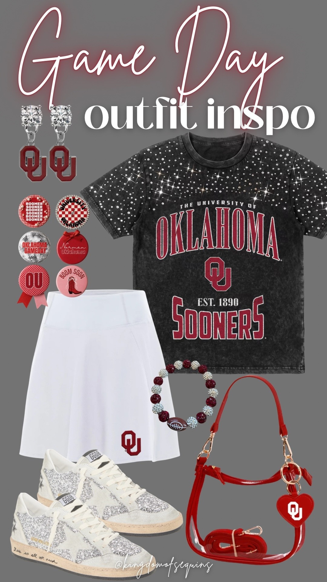 Oklahoma University Game Day Inspo