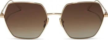 DIFF Harlowe 55mm Gradient Polarized Square Sunglasses | Nordstrom | Nordstrom