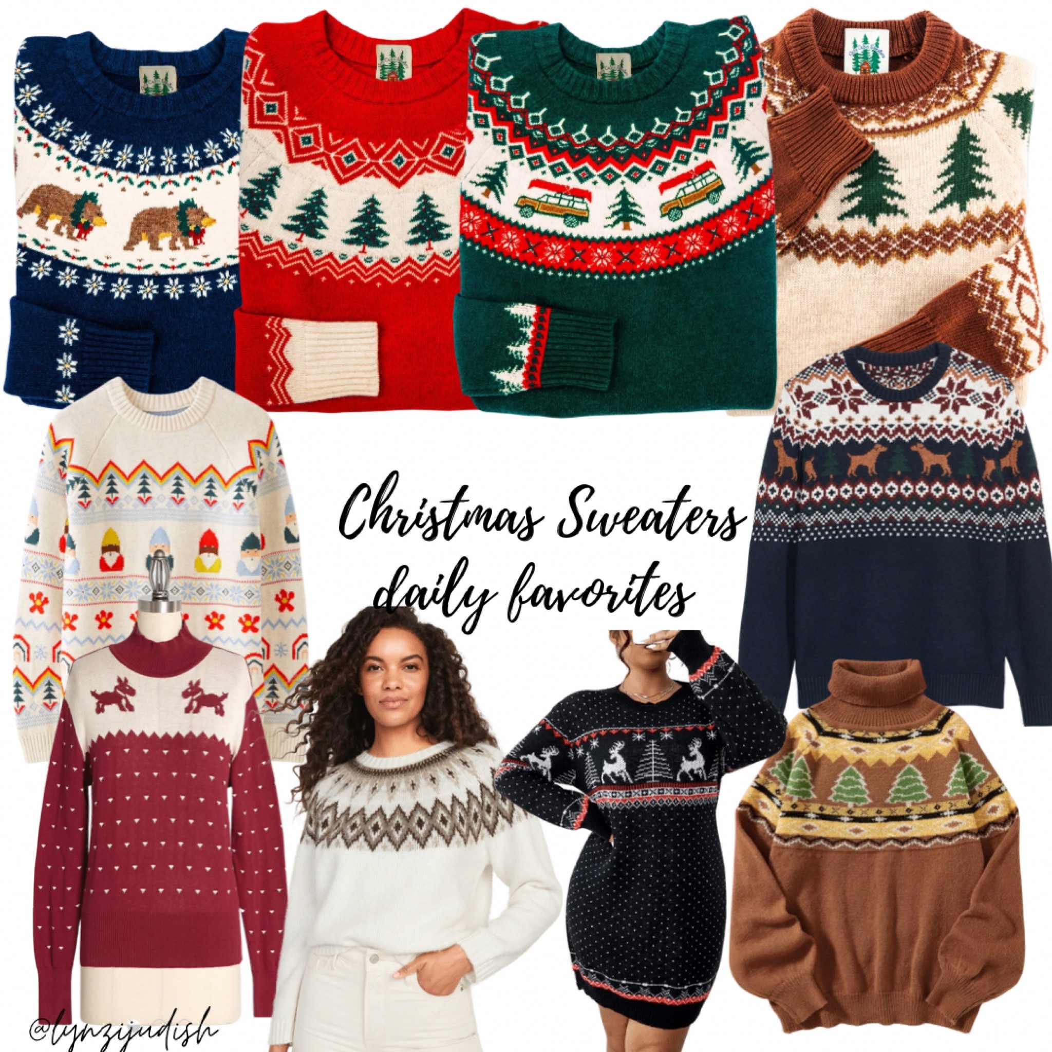 Daily Favorites - Christmas Sweaters 

Use my code LYNZIJUDISH for 20% off the ModCloth sweater (Scottie sweater)

Holiday sweater, Christmas fair isle, beer sweater, Christmas tree sweater, truck sweater, dog sweater, gnome sweater, Scottie sweater, reindeer sweater, plus size fashion, plus size style, size 16 influencer 

#LTKHoliday #LTKunder100 #LTKcurves