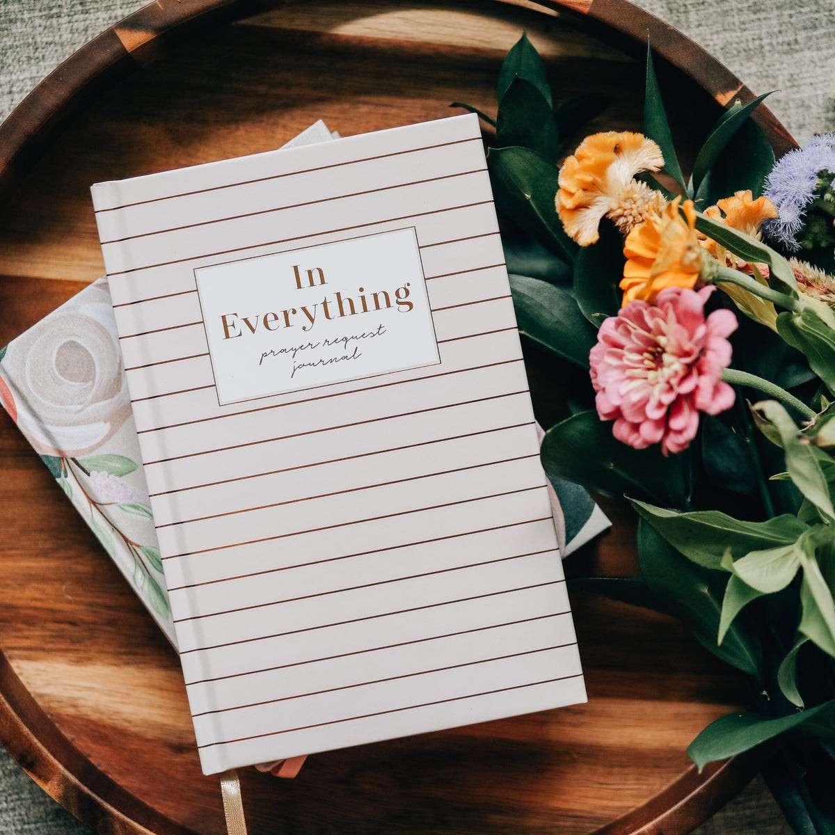 In Everything Journal - Blush Striped | The Daily Grace Co.