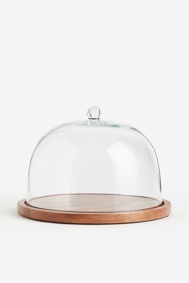 Glass Dome with Wooden Tray | H&M (US + CA)