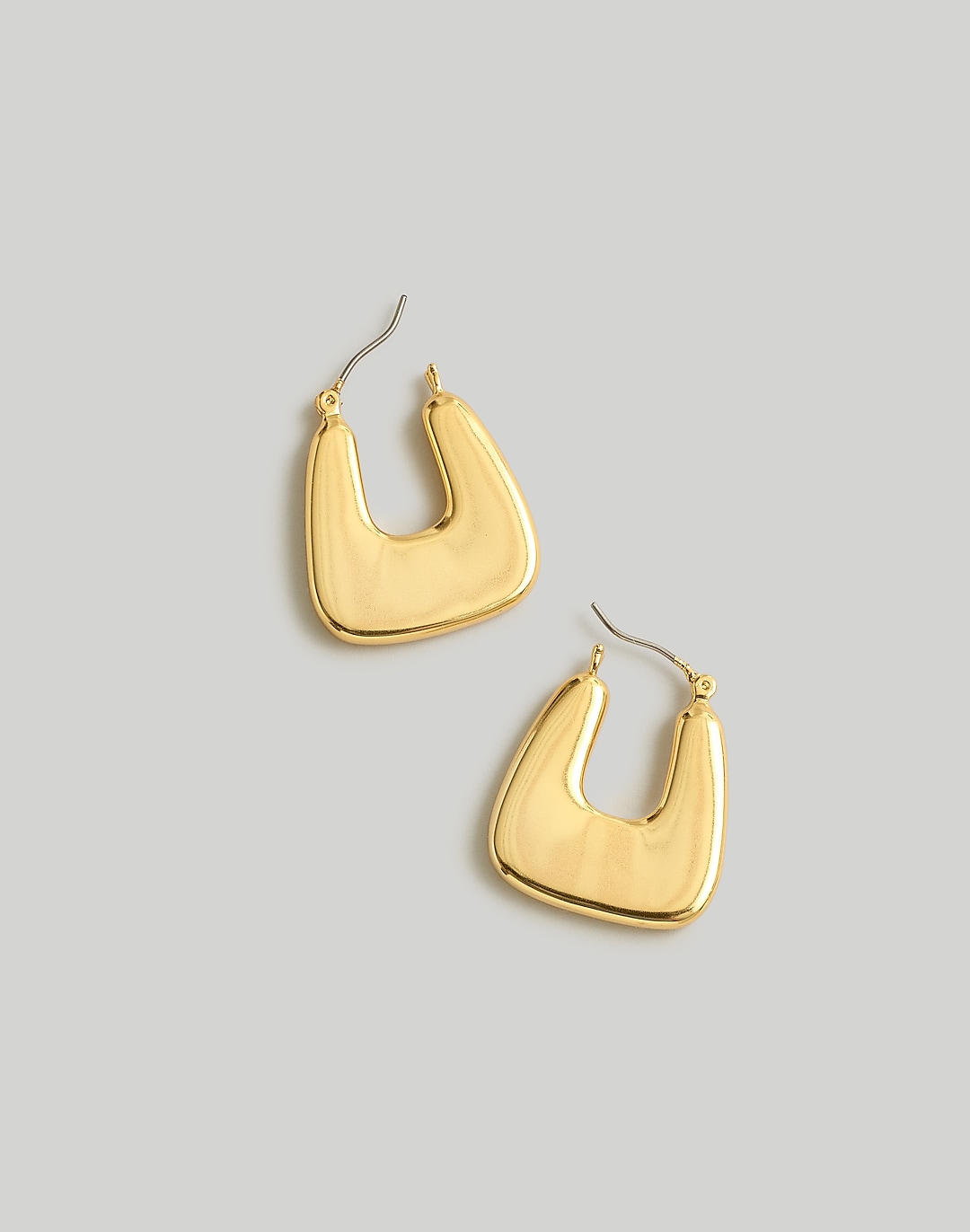 Chunky Triangle Hoop Earrings | Madewell