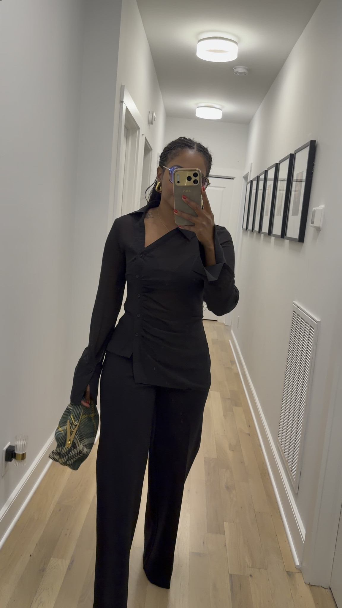 outfit in motion
top: 8
pants: M 

 