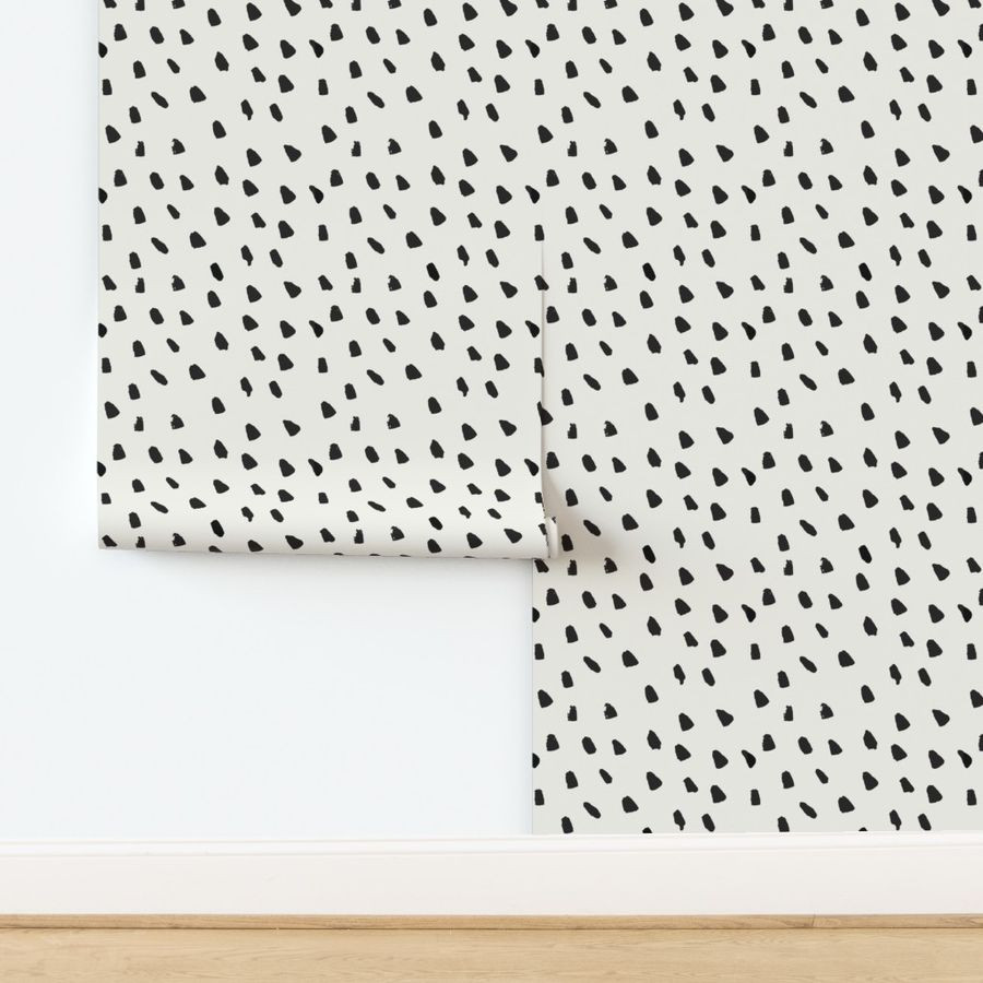 378
Large Painted Black Dots on Cream Wallpaper
byweegallery
 | Spoonflower