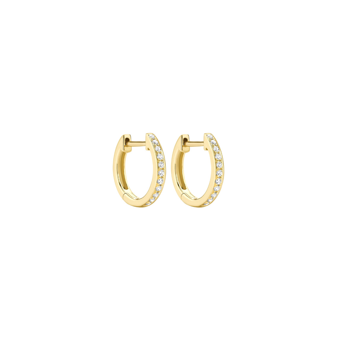 Kiki McDonough, Mini Hoop Diamond Earrings | Fortnum & Mason