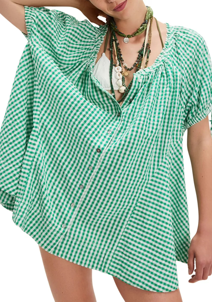 Farley Gingham Tunic | Belk