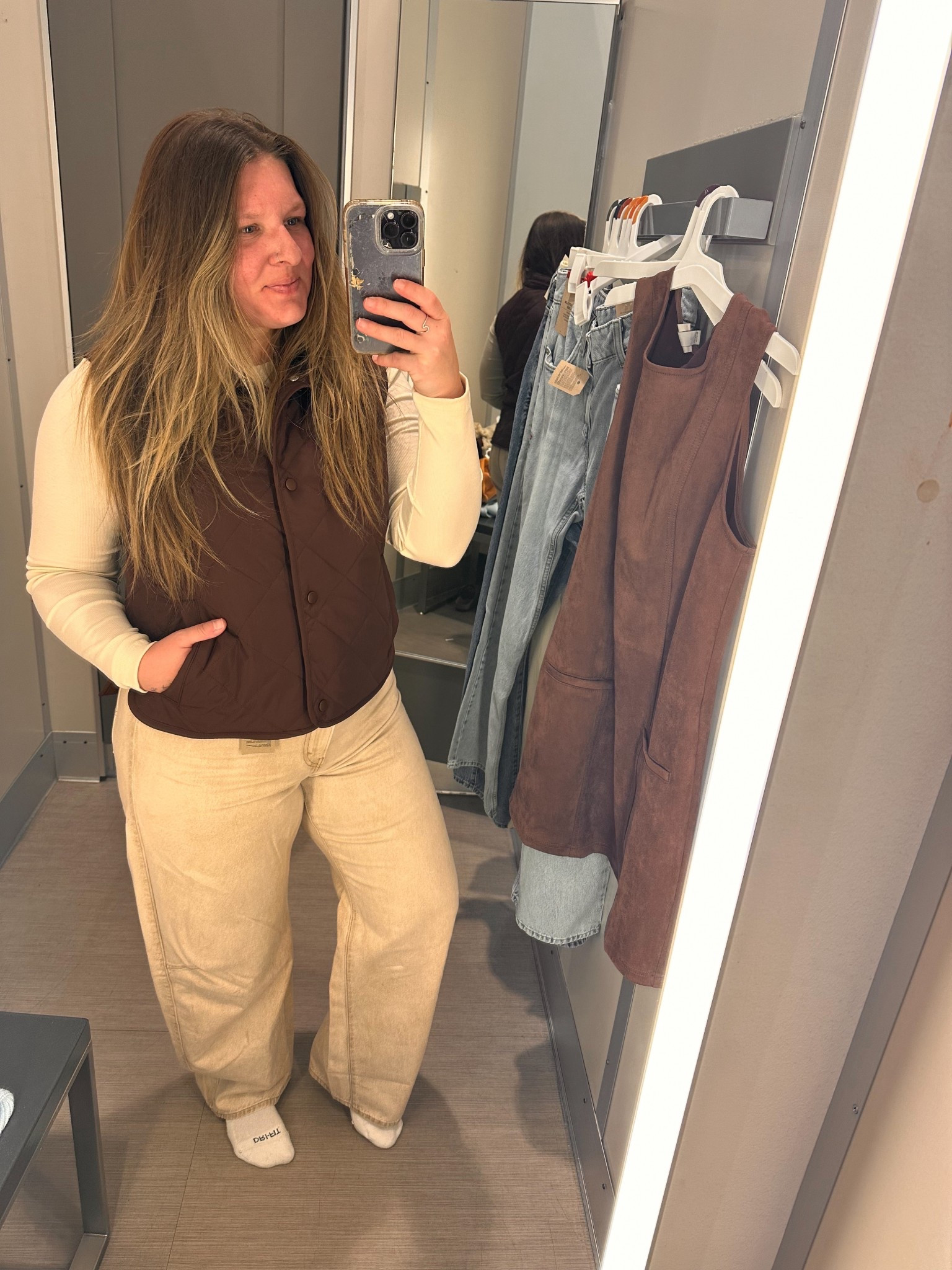 Puffer vest, yes please. 
Loving this monochrome look for fall. 

#LTKSeasonal #LTKU #LTKStyleTip