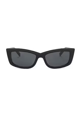 Saint Laurent SL 658 Sunglasses in Black | FWRD | FWRD 