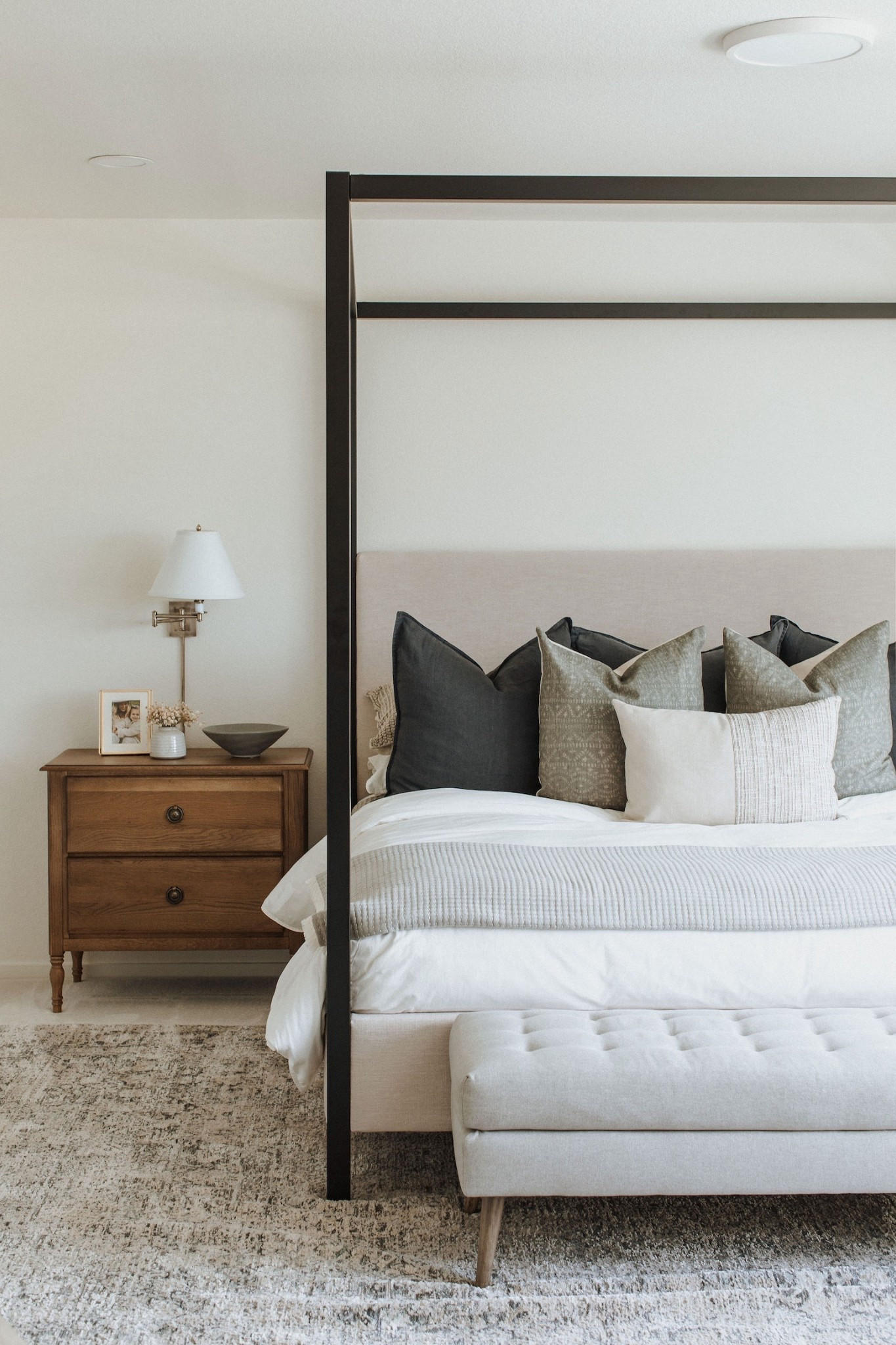 Layered bedding shouldn’t be intimidating. I love to start with a plain duvet cover and add in different textured throw blankets layered sheets, and curated throw pillows to create a cozy, put together look. Shop all items here! 

#LTKHome #LTKStyleTip