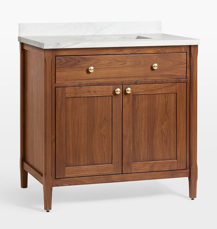 Ladd 36" Walnut Single Vanity | Rejuvenation