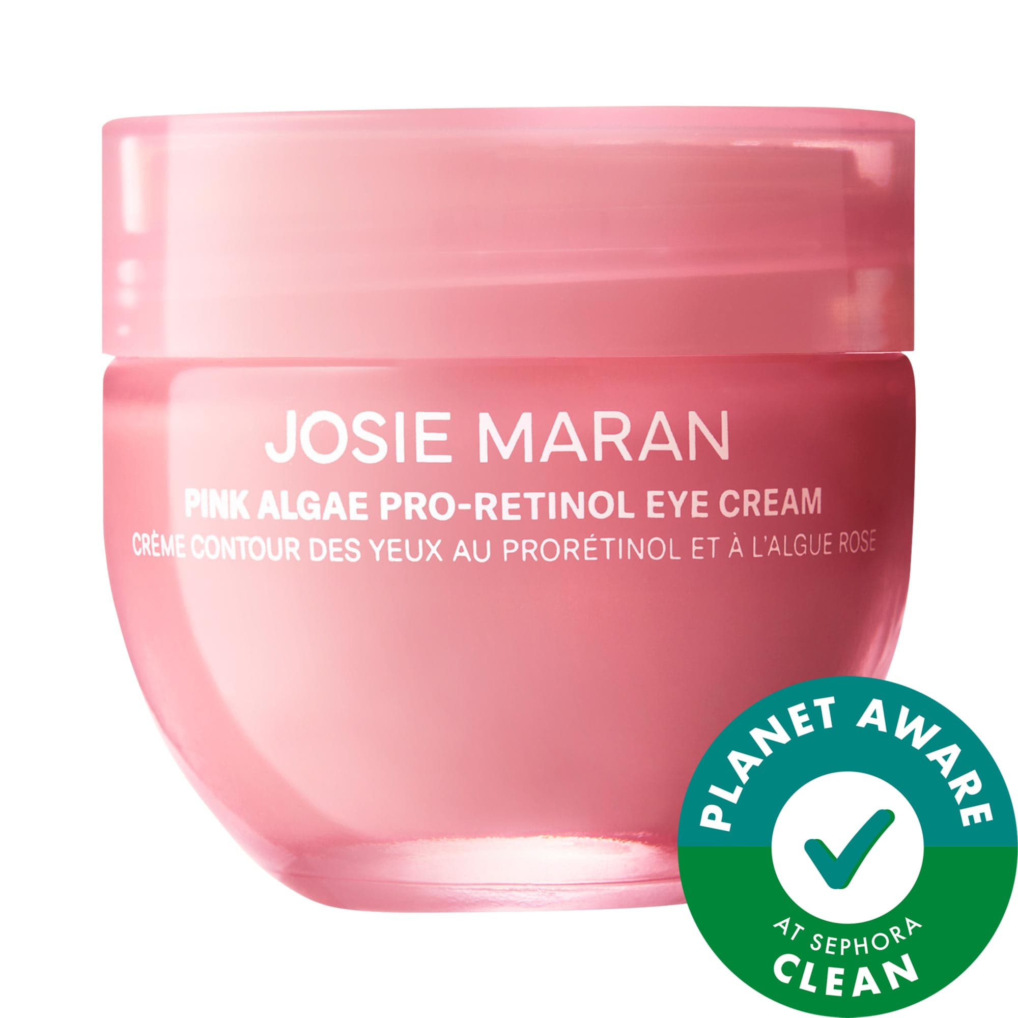 Josie Maran Pink Algae Pro-Retinol Brightening + Firming Eye Cream 0.5 oz/15 mL | Sephora (US)