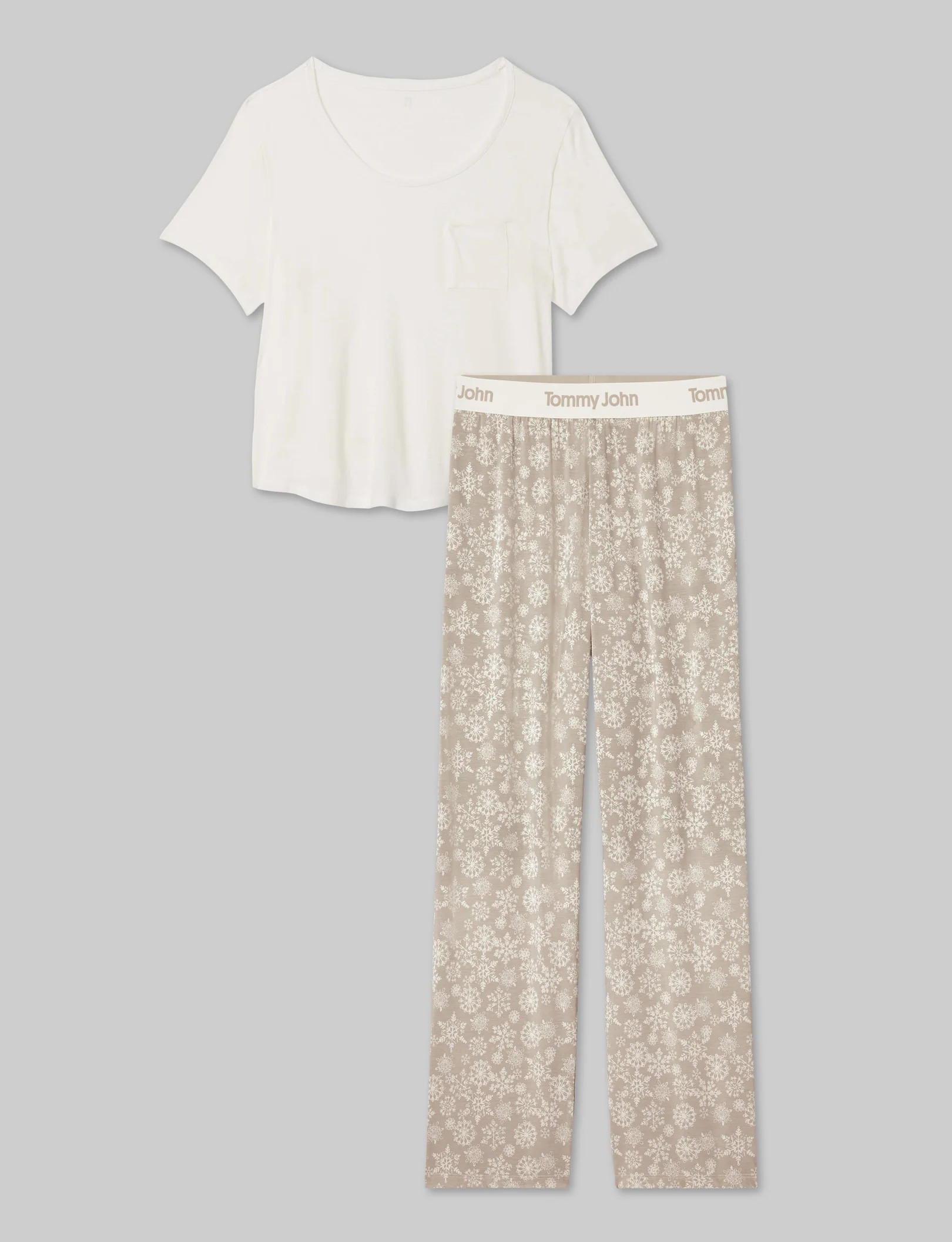 Women's Second Skin Sleep Pocket Tee & Pant Set | Tommy John