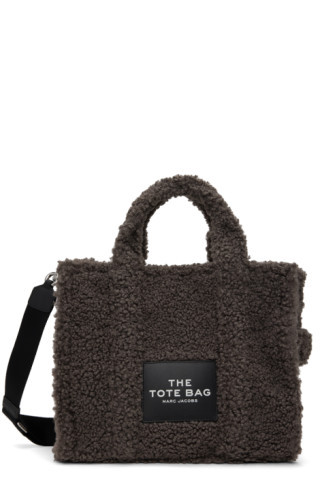 Marc Jacobs
                 
                Gray 'The Teddy Medium' Tote
                
     ... | SSENSE