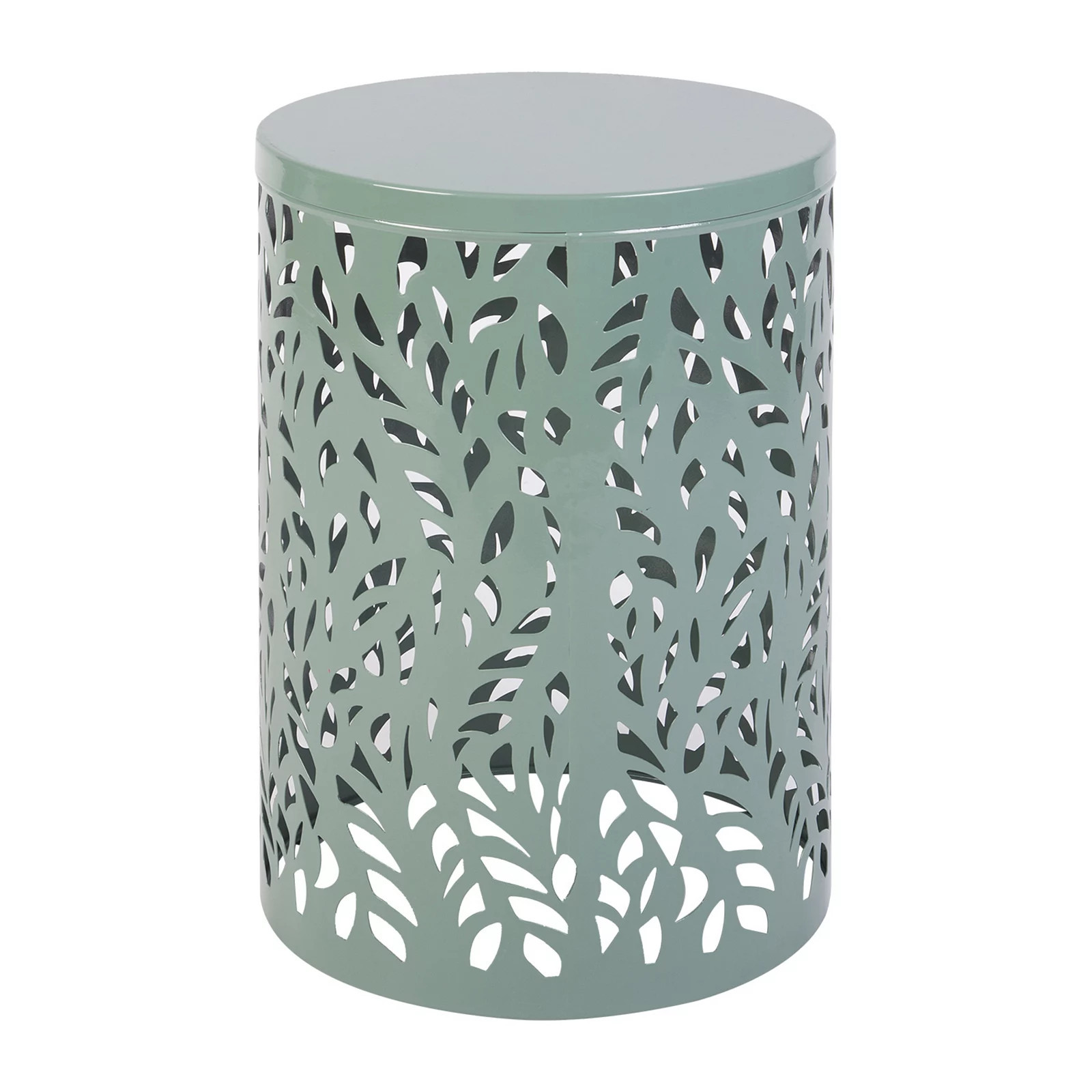 Sonoma Goods For Life® Metal Green Cylinder Side Table | Kohl's