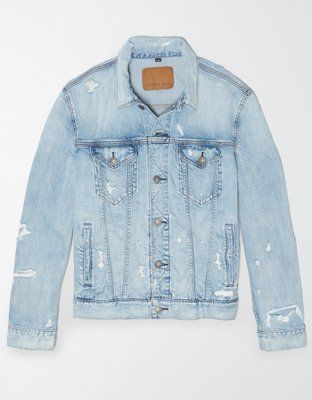 AE Destroy Denim Jacket | American Eagle Outfitters (US & CA)