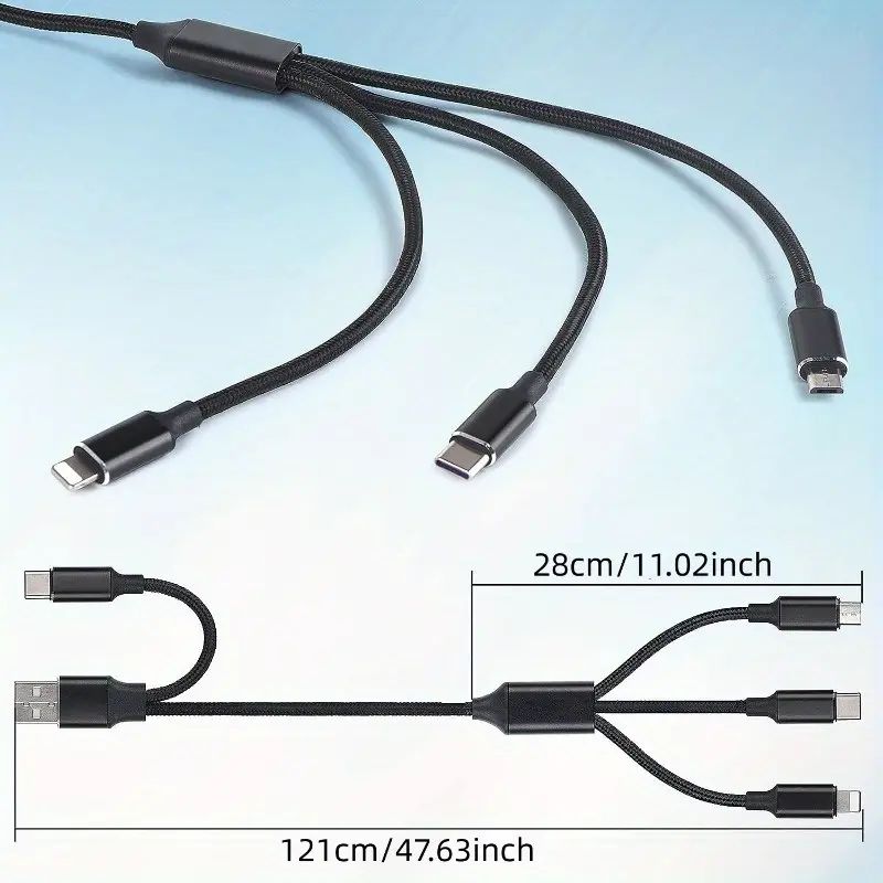 1 Multi Usb Charging Cable Suitable For Iphone Charging - Temu | Temu Affiliate Program