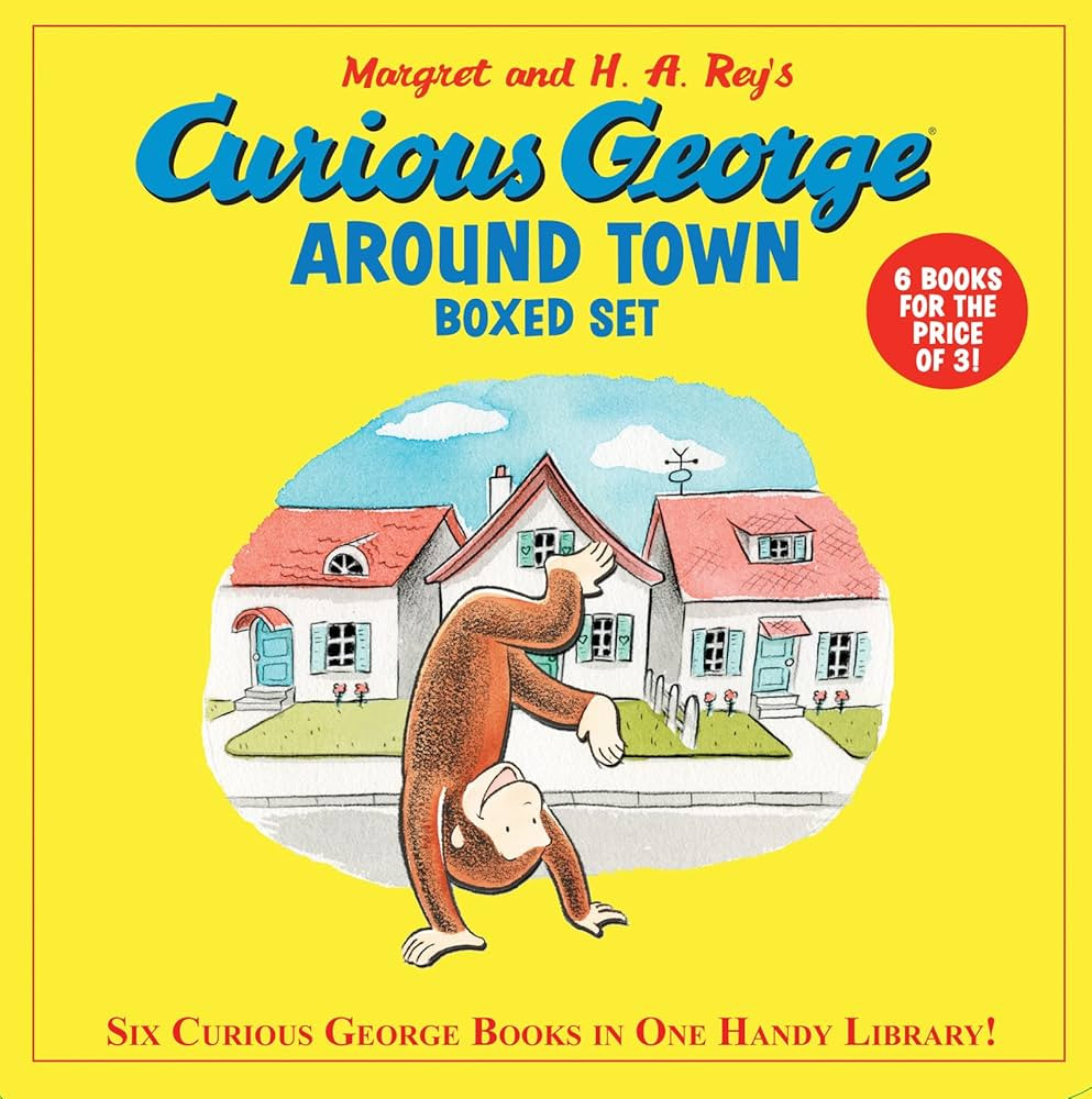 Curious George Around Town 6-Book Box Set: 6 Favorite 8x8s! | Amazon (US)
