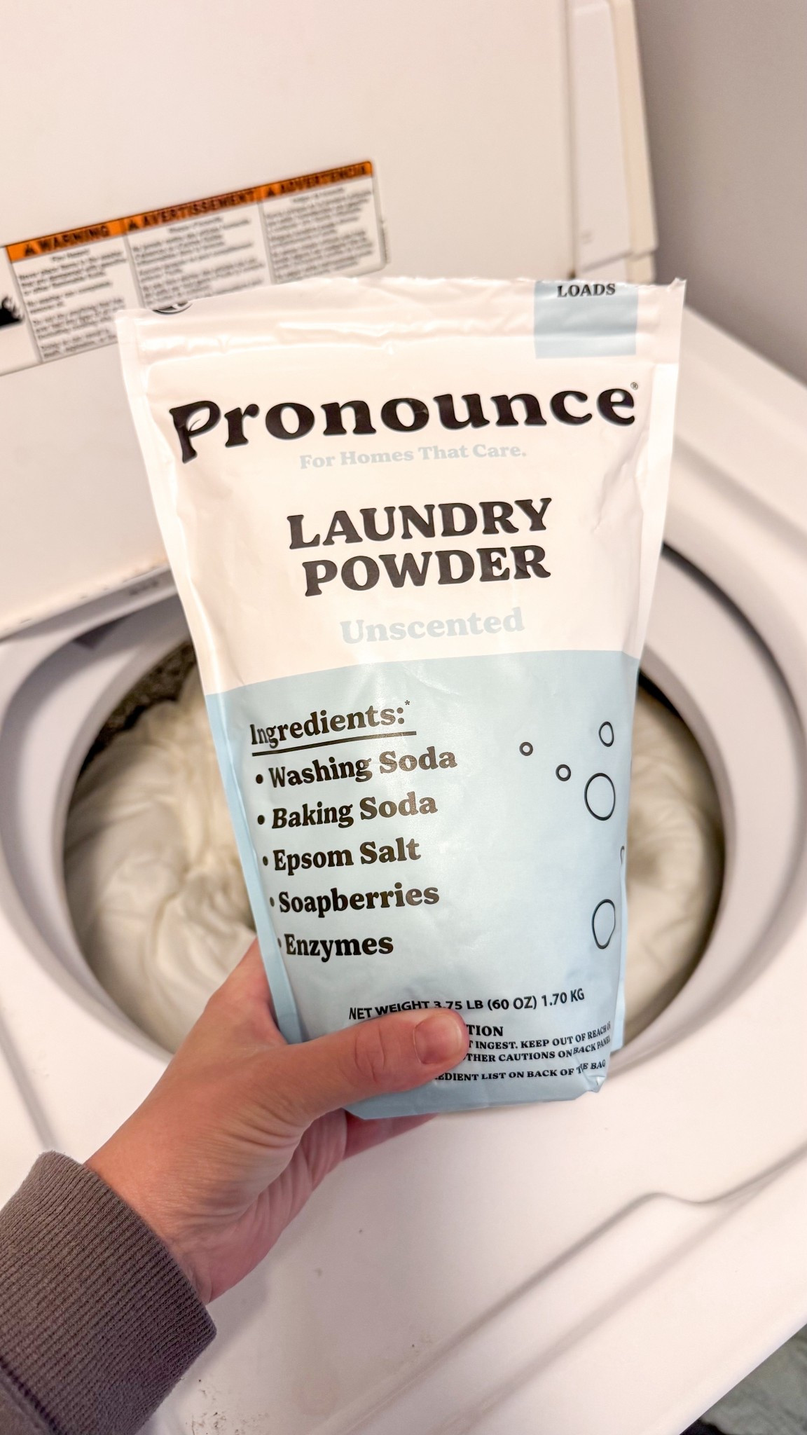 Clean, non-toxic laundry routine upgrade 🤍 I’ve been using this mineral-based laundry powder from Pronounce and love how effective it is on everyday loads—especially with kids. No harsh chemicals, just simple ingredients that actually work. Perfect for anyone wanting a low-tox, minimalist home. I’ve linked their other scents too.

#cleantok #laundryroutine #nontoxichome #minimalisthome #momlifehacks

#LTKdayinmylife #LTKmomlife #LTKHome