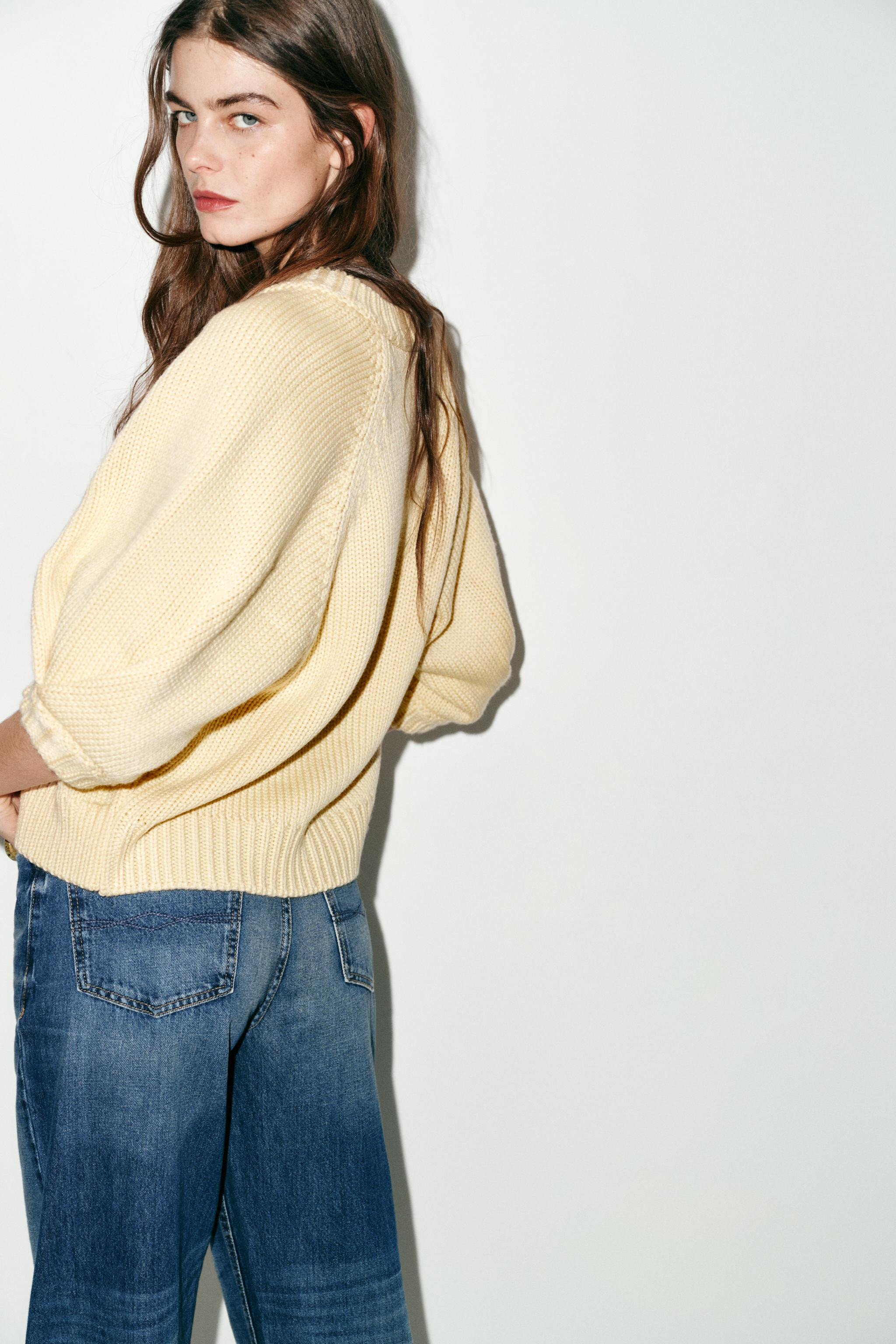 CARDINGAN WITH PUFF SLEEVES | Zara US