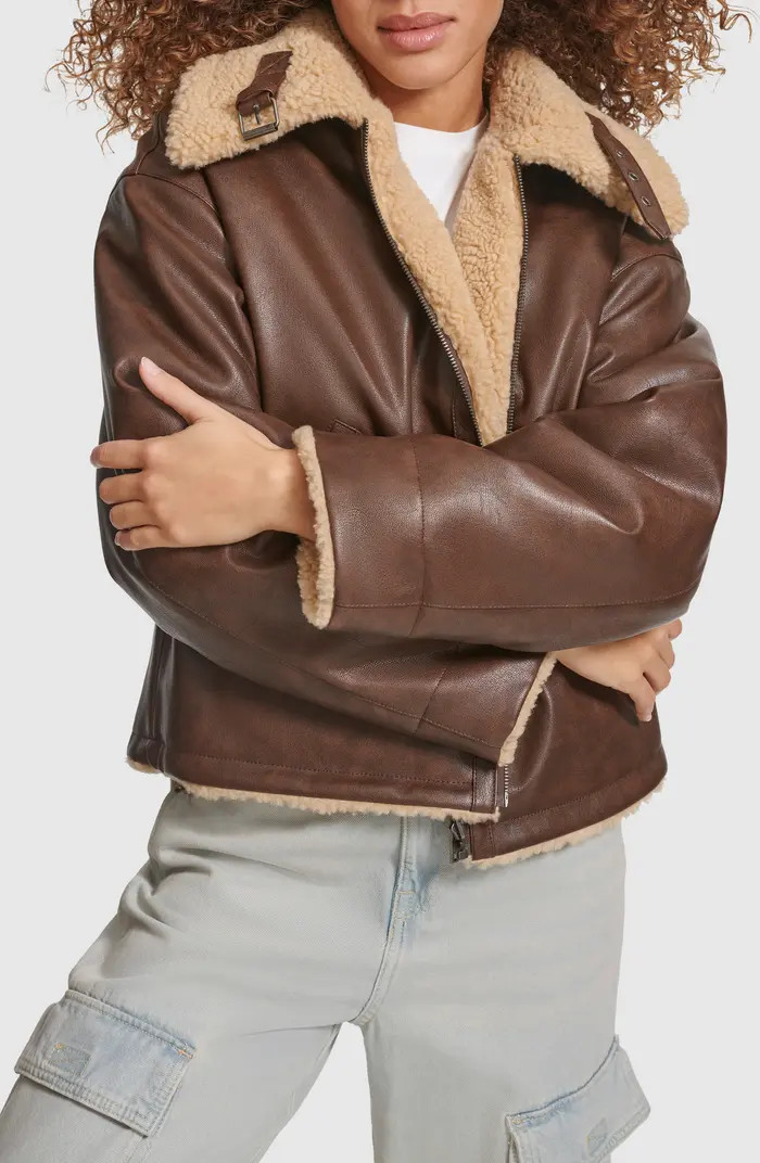 Reversible Faux Shearling Jacket | Nordstrom