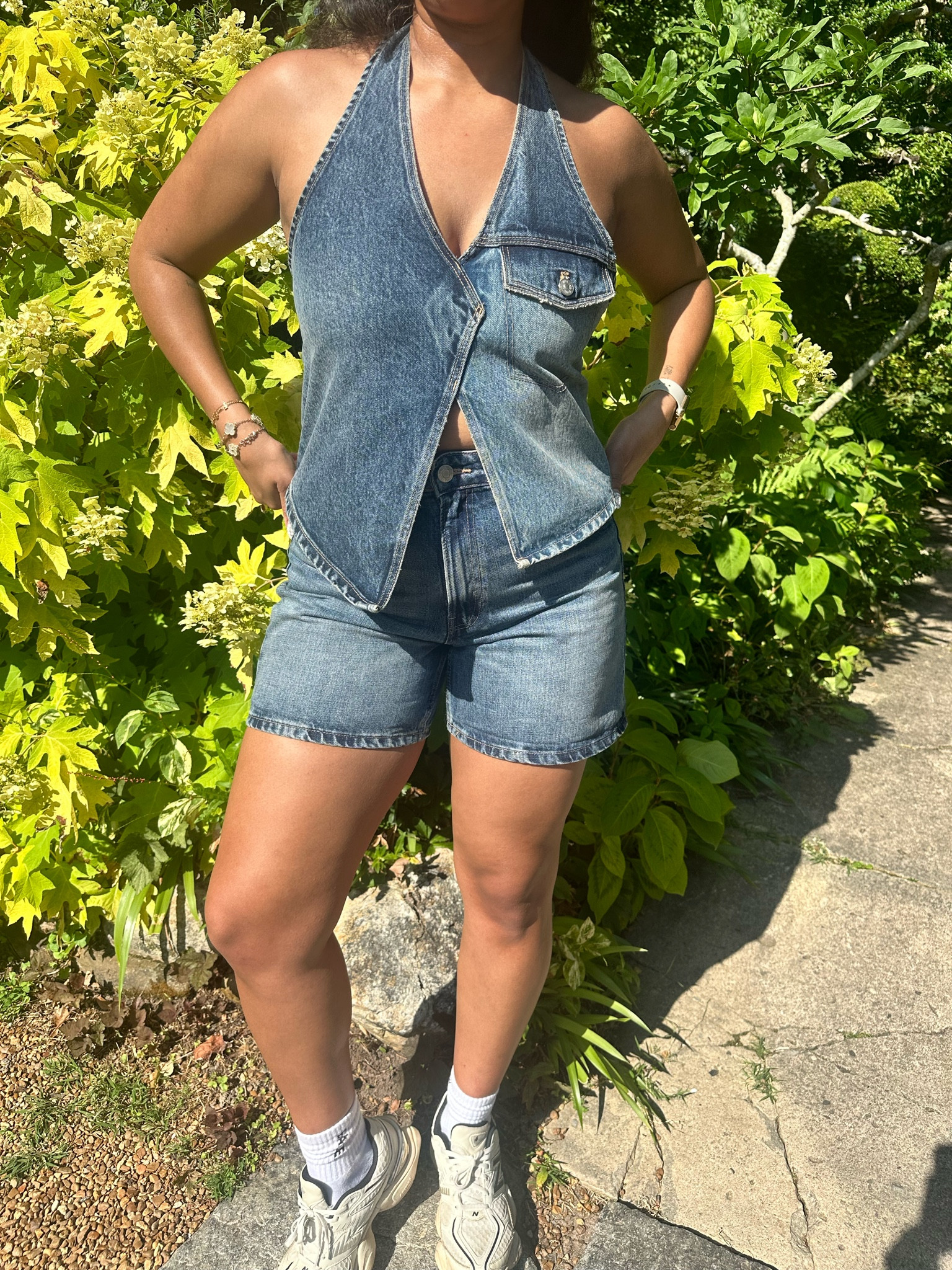 Denim x Denim

Denim jorts. How to style jorts. Denim halter top. Denim bra top. Canadian tuxedo. Summer outfit inspiration. Summer outfits. Tall socks chunky shoes. New balance 9060. Summer trends.


#LTKStyleTip #LTKShoeCrush #LTKFindsUnder50