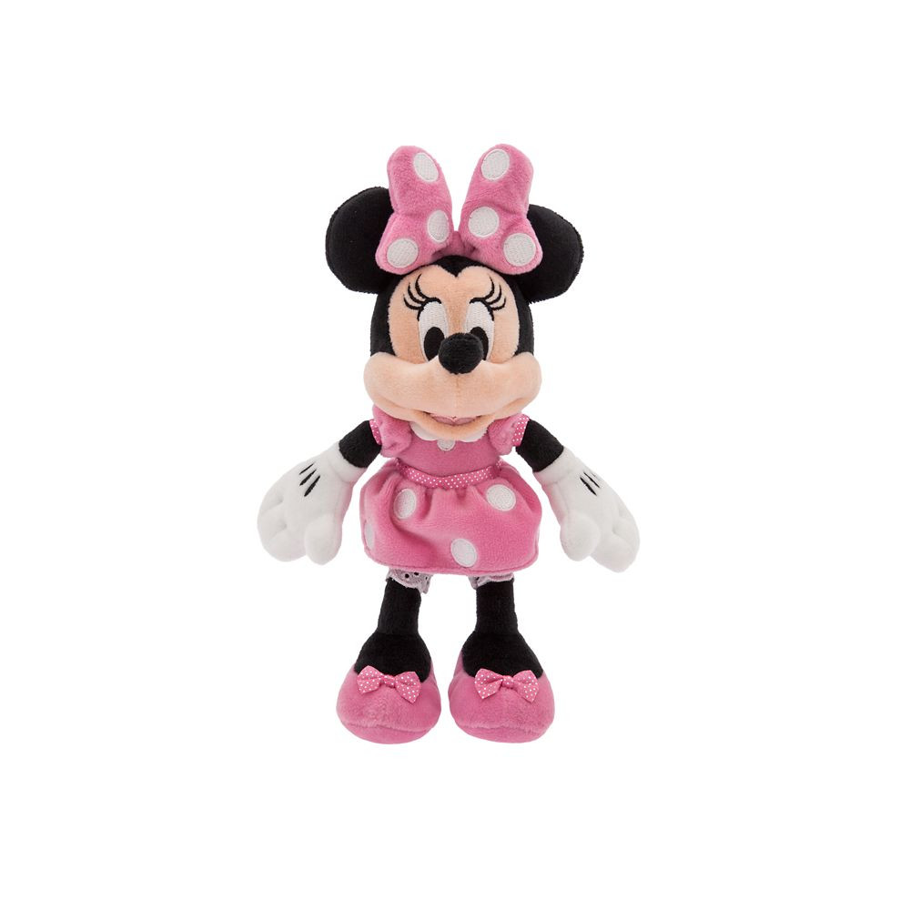 Minnie Mouse Plush – Pink – Mini Bean Bag – 8 1/4'' | Disney Store
