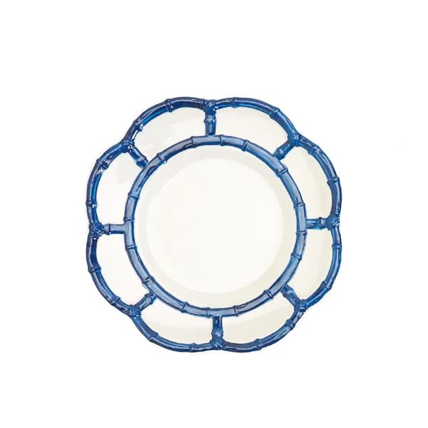 Bamboo Touch Accent Plate, Blue | The Avenue
