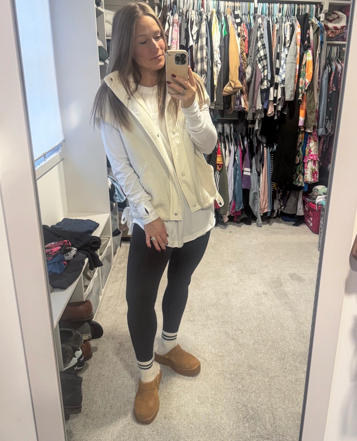 Comfy, casual fall outfit inspo! Vest is Amazon and so cozy! In a size medium! 

#LTKSaleAlert #LTKootd #LTKFindsUnder50