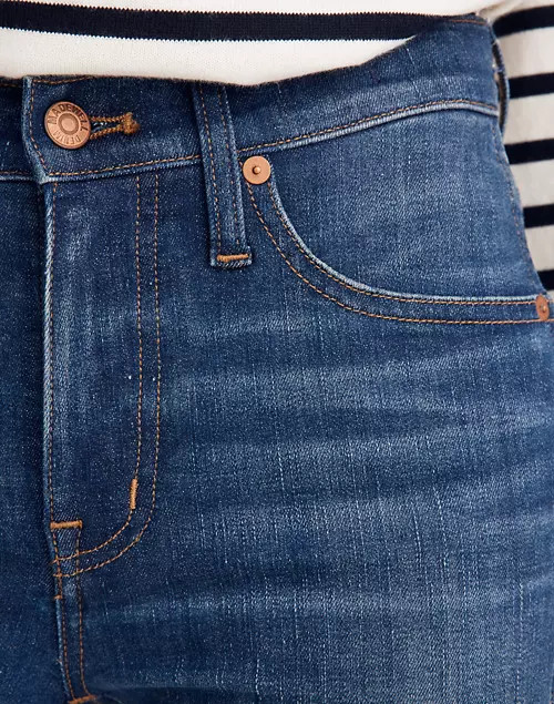 9" Mid-Rise Skinny Jeans in Paloma Wash: Raw-Hem Edition | Madewell