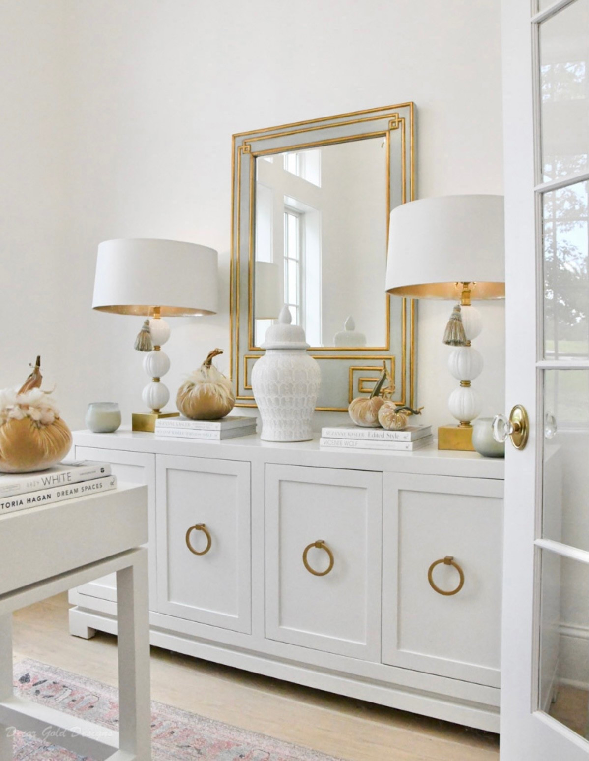 Home office fall decor 
Velvet pumpkins 


#LTKHome #LTKSeasonal