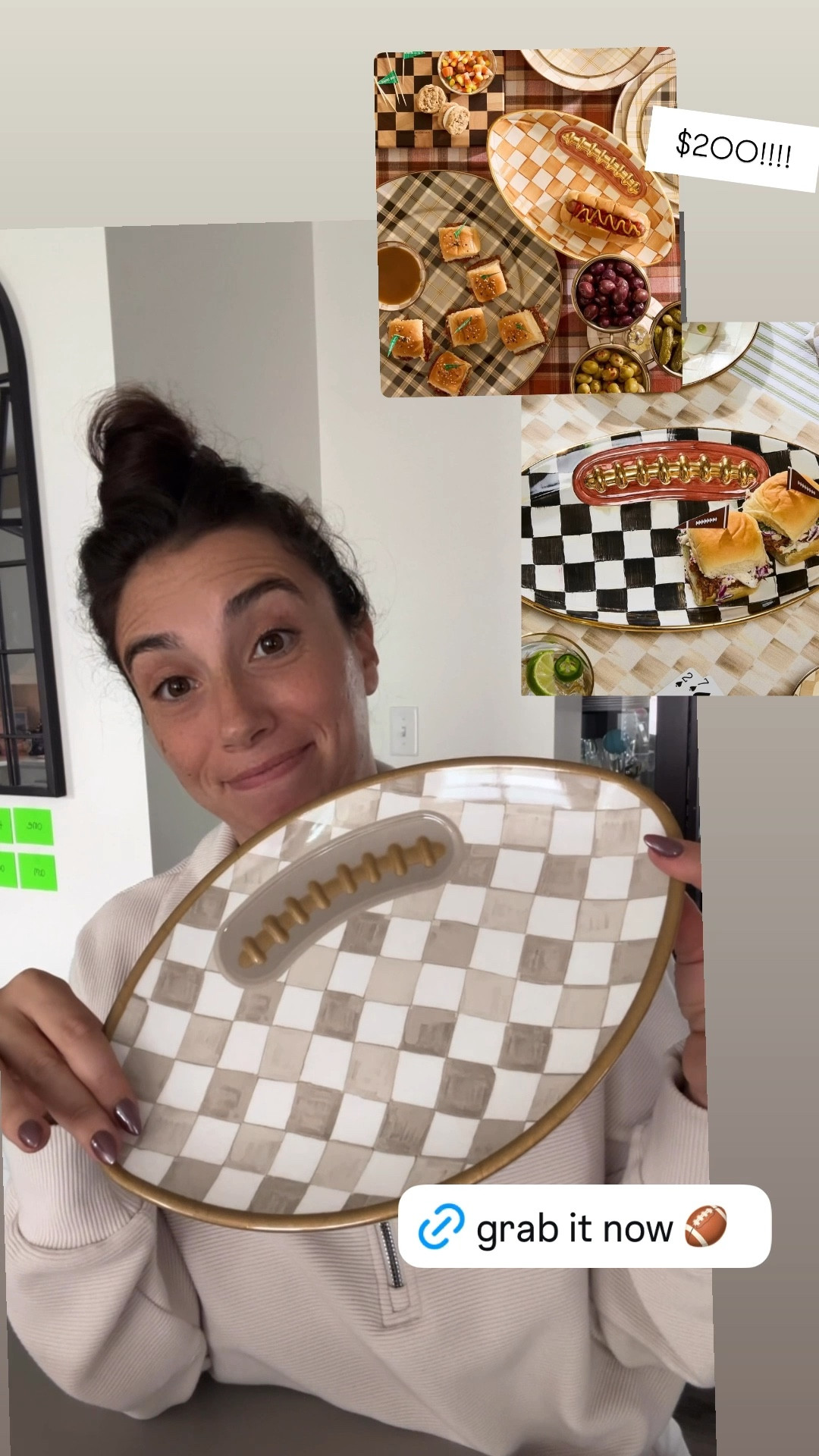 Target has an AMAZING dupe of the Mackenzie Childs football platter! 🏈 

I have linked both options for you!

#hosting #gameday #servingplatter #parties #dupe #dupealert #target #ltkhome #ltkhosting 

#LTKParties #LTKSaleAlert #LTKHome