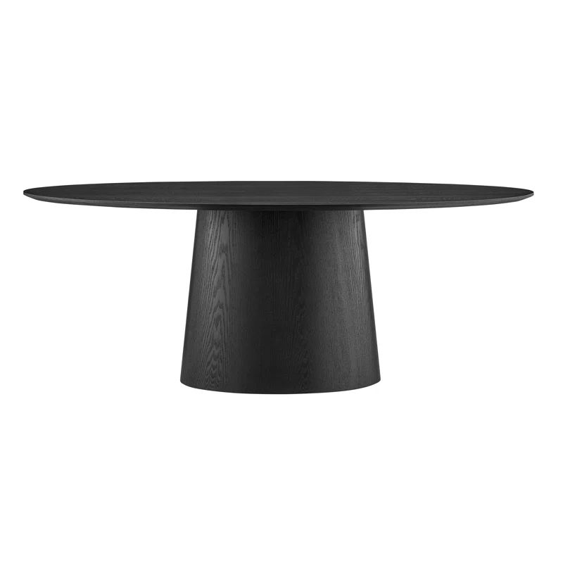 Adara 78.8'' Solid Oak Pedestal Dining Table | Wayfair North America