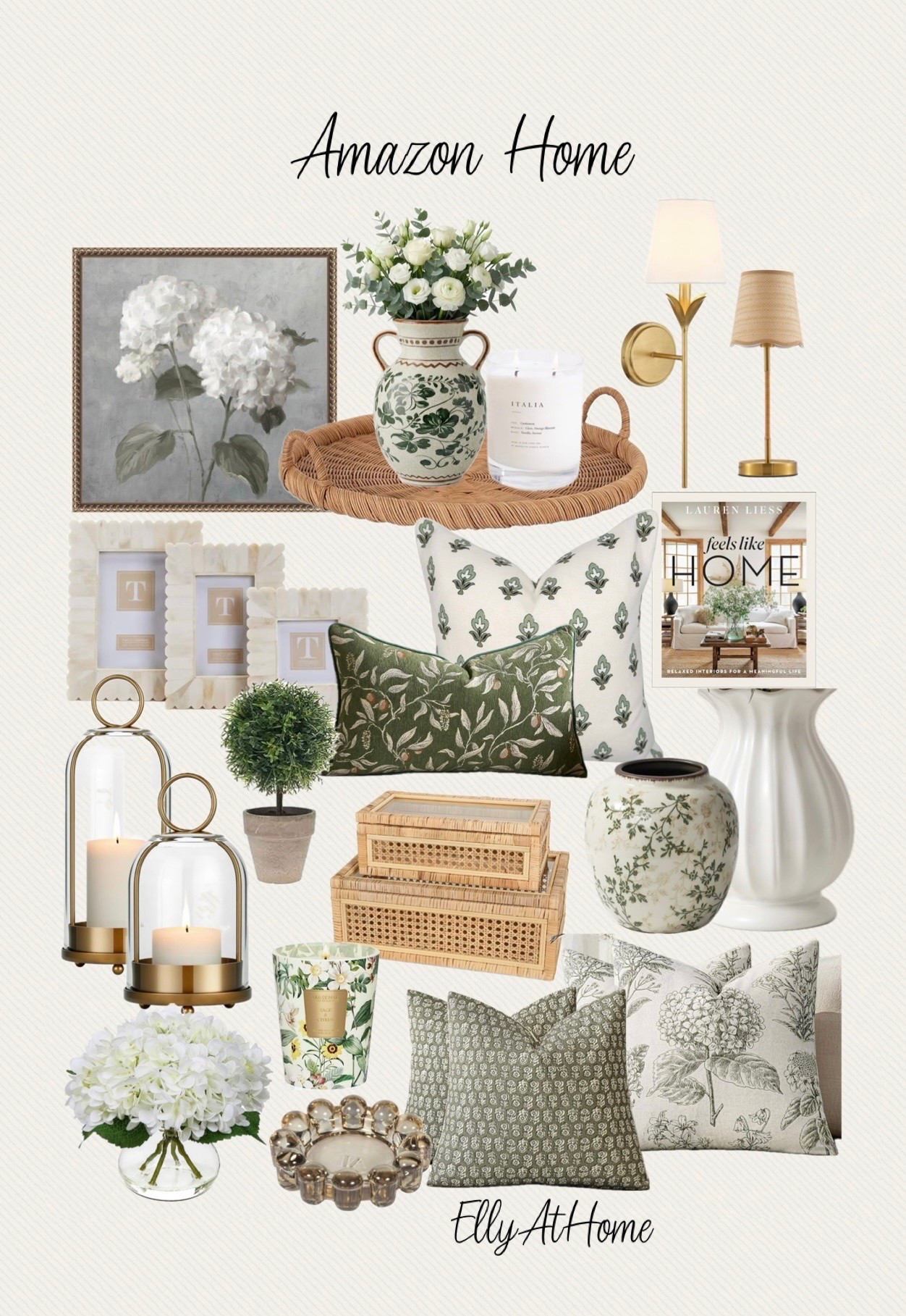 Amazon pretty spring/summer things! Shop beautiful green and white decor accessories, vases, florals, artwork, trays, lights, throw pillows and more! Amazon home finds, free shipping

#LTKdayinmylife #LTKHome #LTKSaleAlert