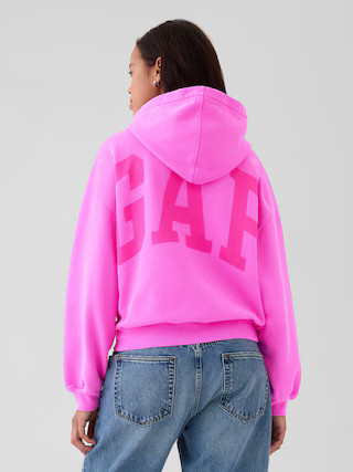 VintageSoft Arch Logo Cropped Hoodie | Gap (US)
