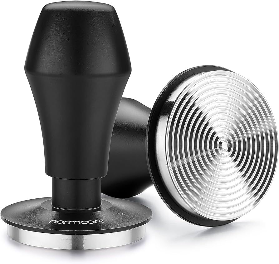 Normcore 58.5mm Espresso Coffee Tamper V4 - Spring Loaded Tamper With Stainless Steel Ripple Base... | Amazon (US)