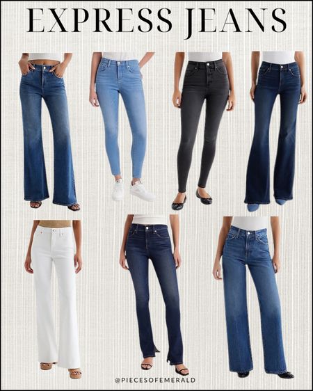 Sharing some of my favorite jeans from express, new jeans from express, spring jeans 

#LTKstyletip #LTKfindsunder100