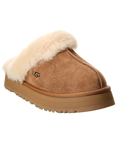 UGG Disquette Suede &amp; Shearling Slipper | Gilt & Gilt City