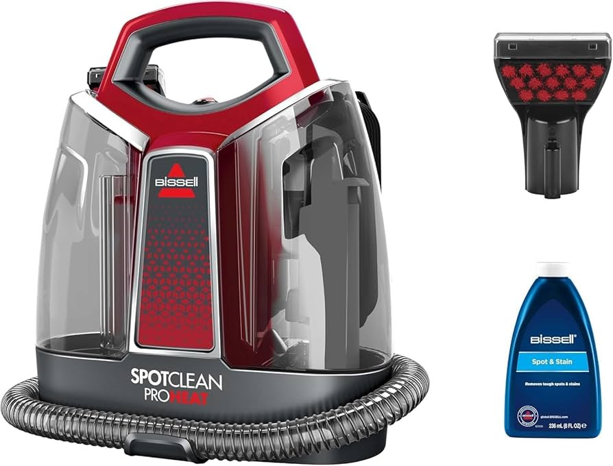 BISSELL SpotClean ProHeat, Polsterreiniger Gerät, Teppichreiniger mit HeatWave Technologie, Komp... | Amazon (DE)