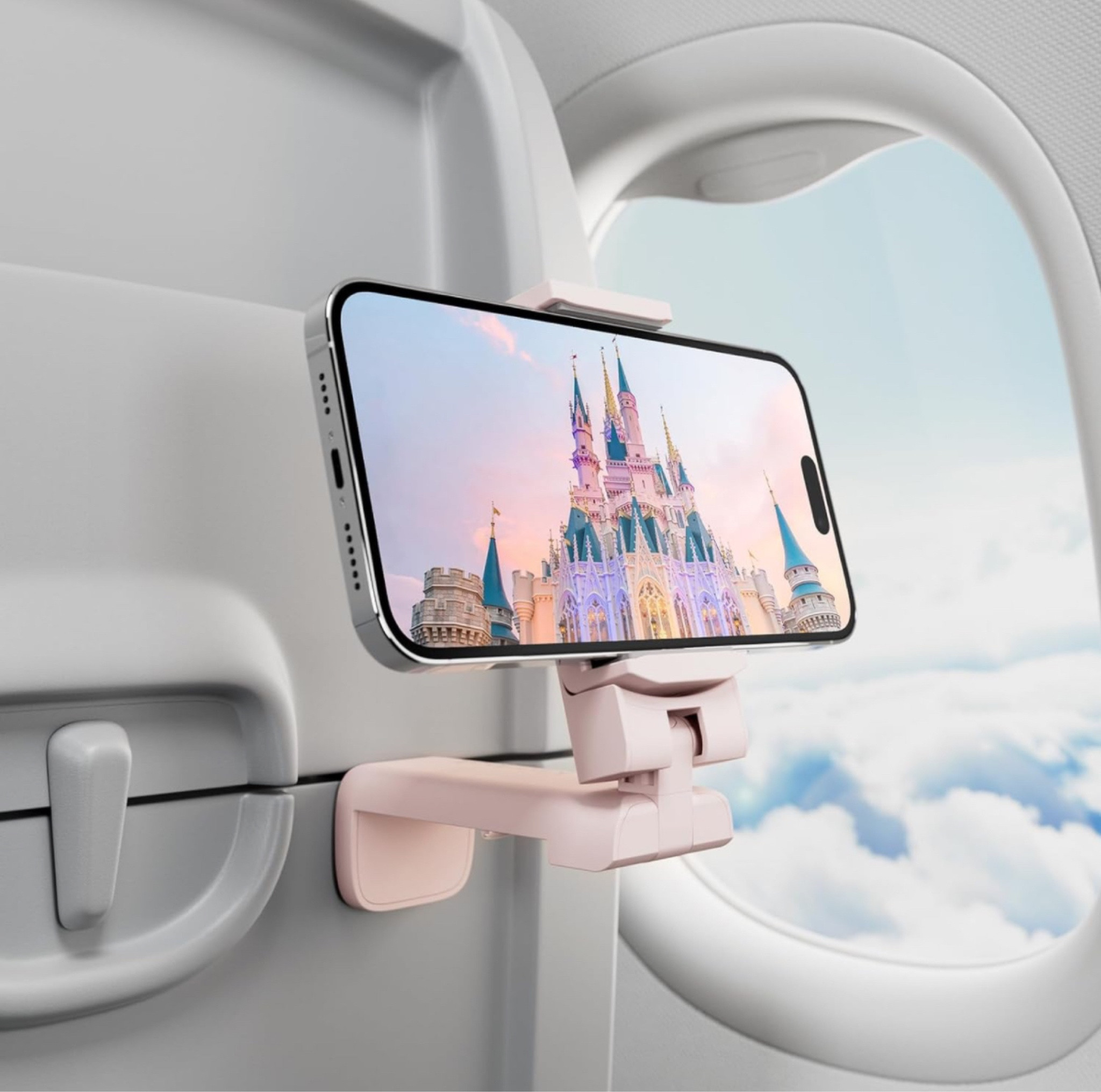 Airplane Travel Essentials Phone Holder, Klearlook Universal Flight Essentials Phone Mount with Multi-Directional 360° Rotation, Travel Must Haves Handsfree Gadgets for Flying

#LTKGiftGuide #LTKfindsunder50 #LTKtravel