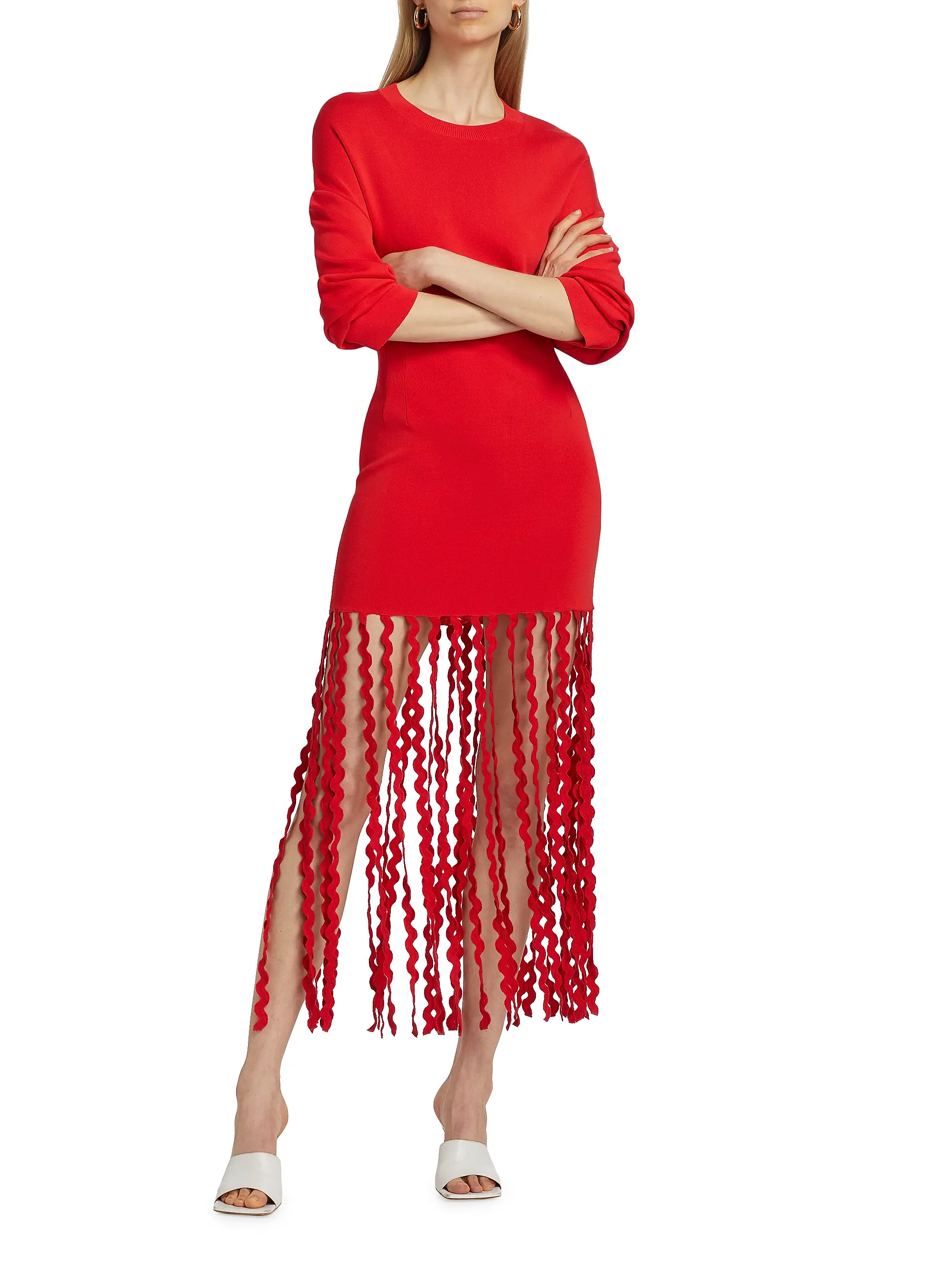Wallis Knit Fringe Dress | Saks Fifth Avenue