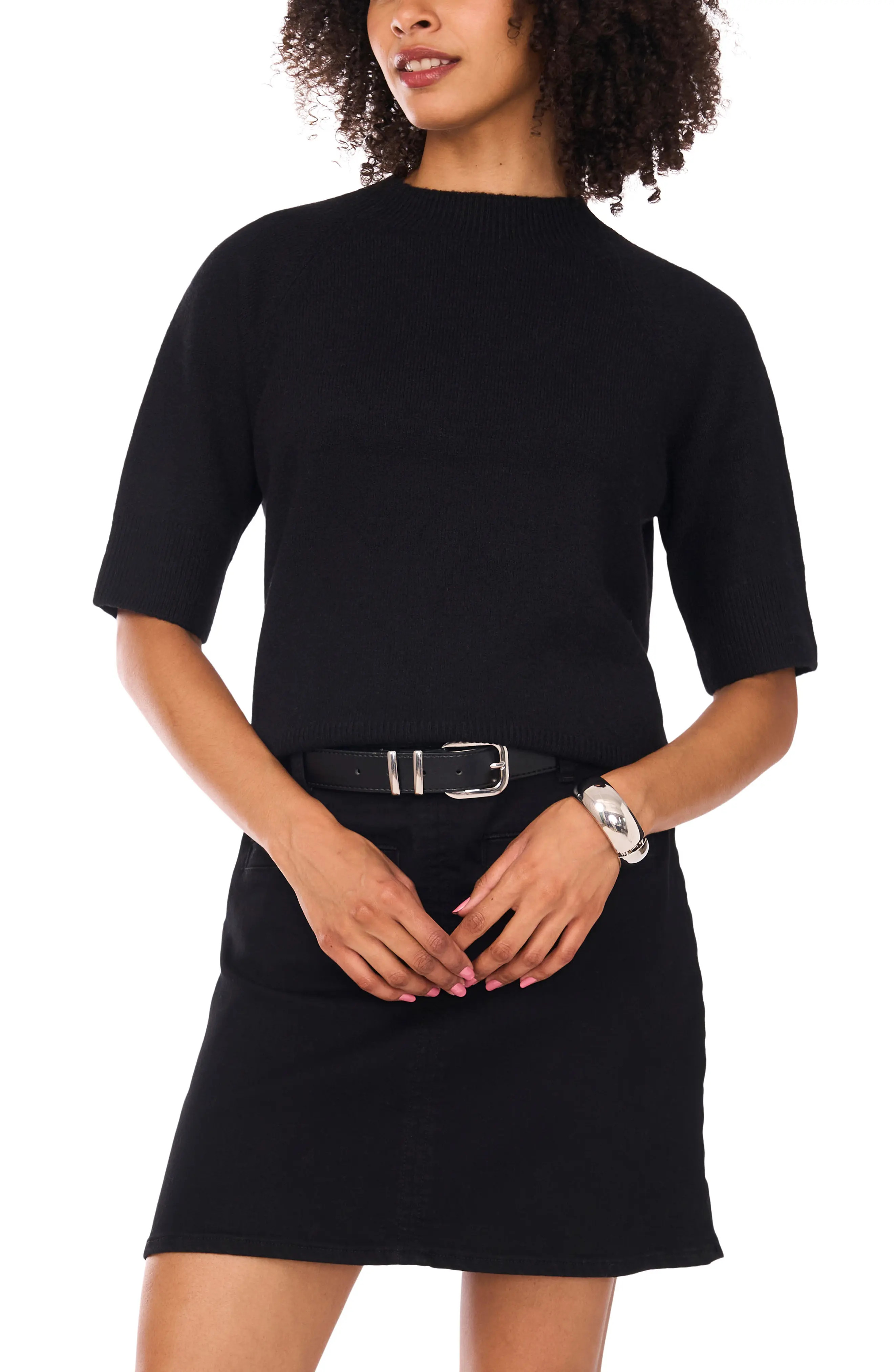 Vince Camuto Mock Neck Sweater (Women) | Nordstrom | Nordstrom